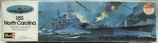 Revell 1/570 USS North Carolina, H313 plastic model kit